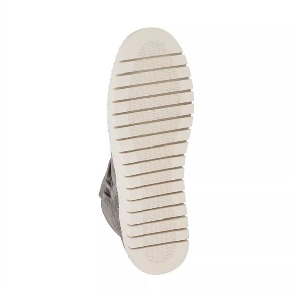 New BELLA VITA Women's Falynn Booties suede gray high top casual zipper sneakers - Picture 4 of 7